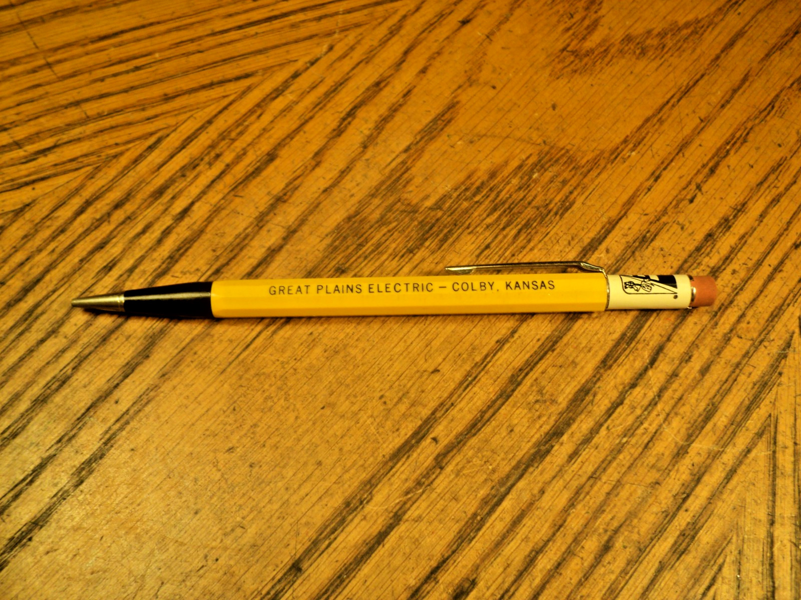 Vintage Autopoint Mechanical Pencil Great Plains Electric – Colby Kansas