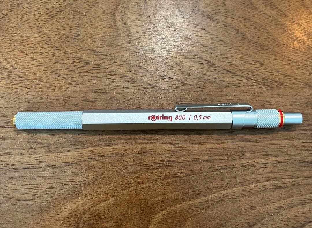 rotring 800 0.5mm mechanical pencil silver