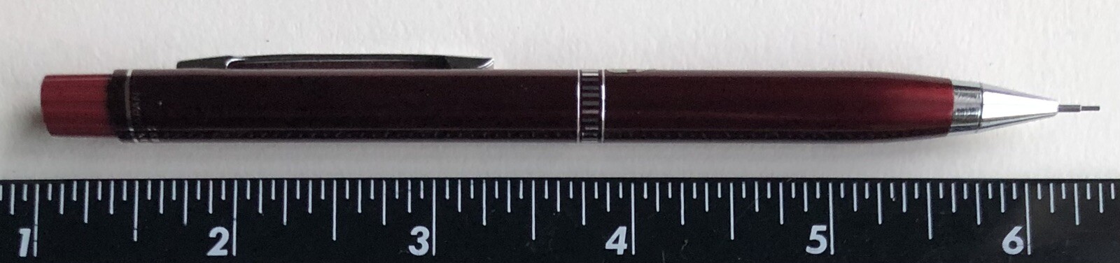 Vintage TOMBOW 500 M22 Mechanical Pencil .5mm Lead Sticker NOS Red Metal Japan