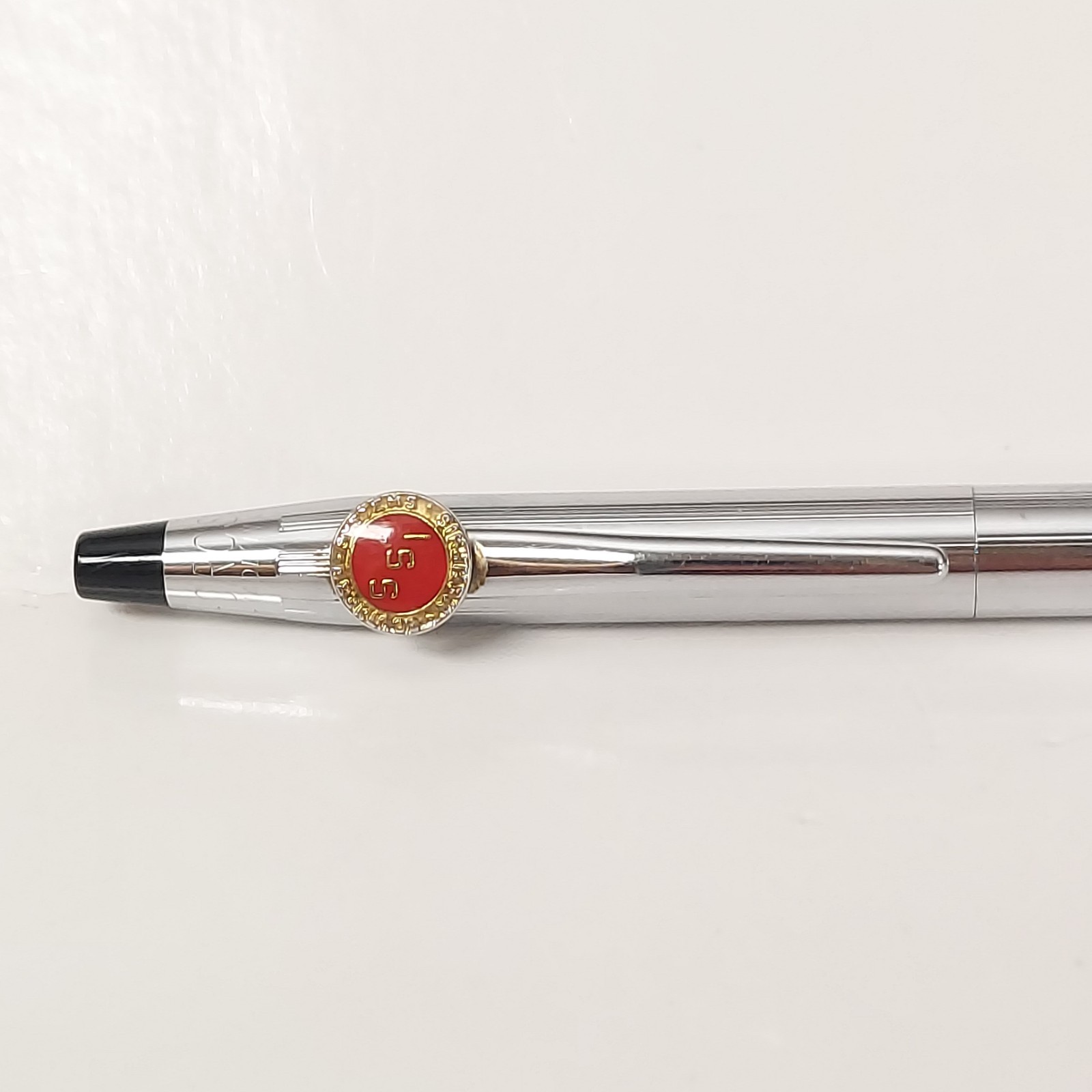 Cross Silver Chrome Mechanical Pencil 5.25″ Knurled Grip Logo Southern Systems