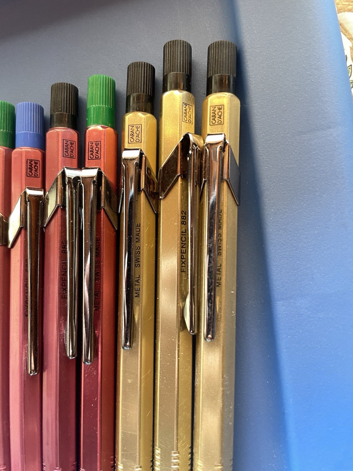 One (1) Caran D’ache Fixpencil 882 Metal In Various Metallic Colors