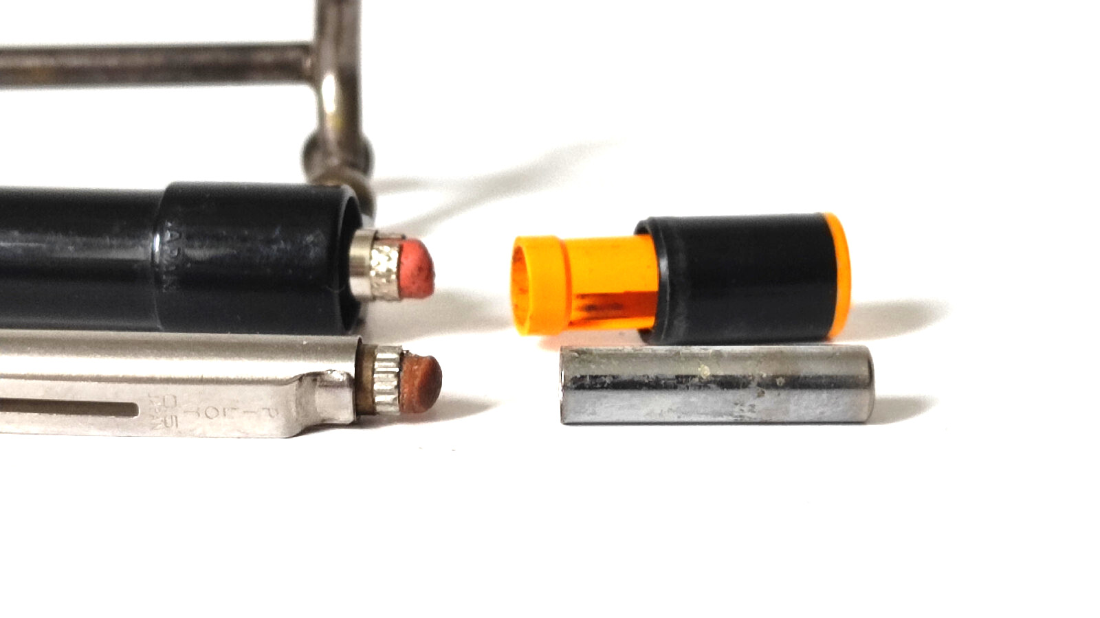 PILOT 0.5mm Set of 2,JAPAN Plastic&Thiny(5.5 mm) Metal Mechanical Pencils,1970’s