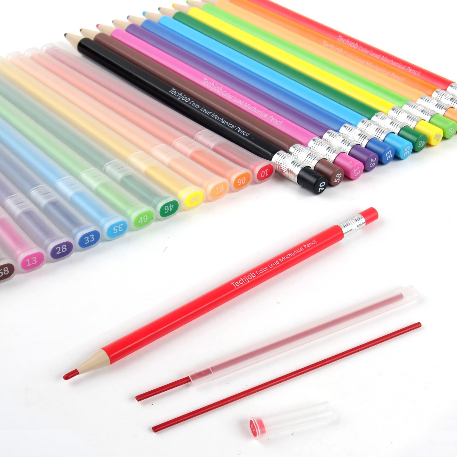 Colored Mechanical Pencil 2.6mm for Coloring and Drawing, Mechanical Colored …