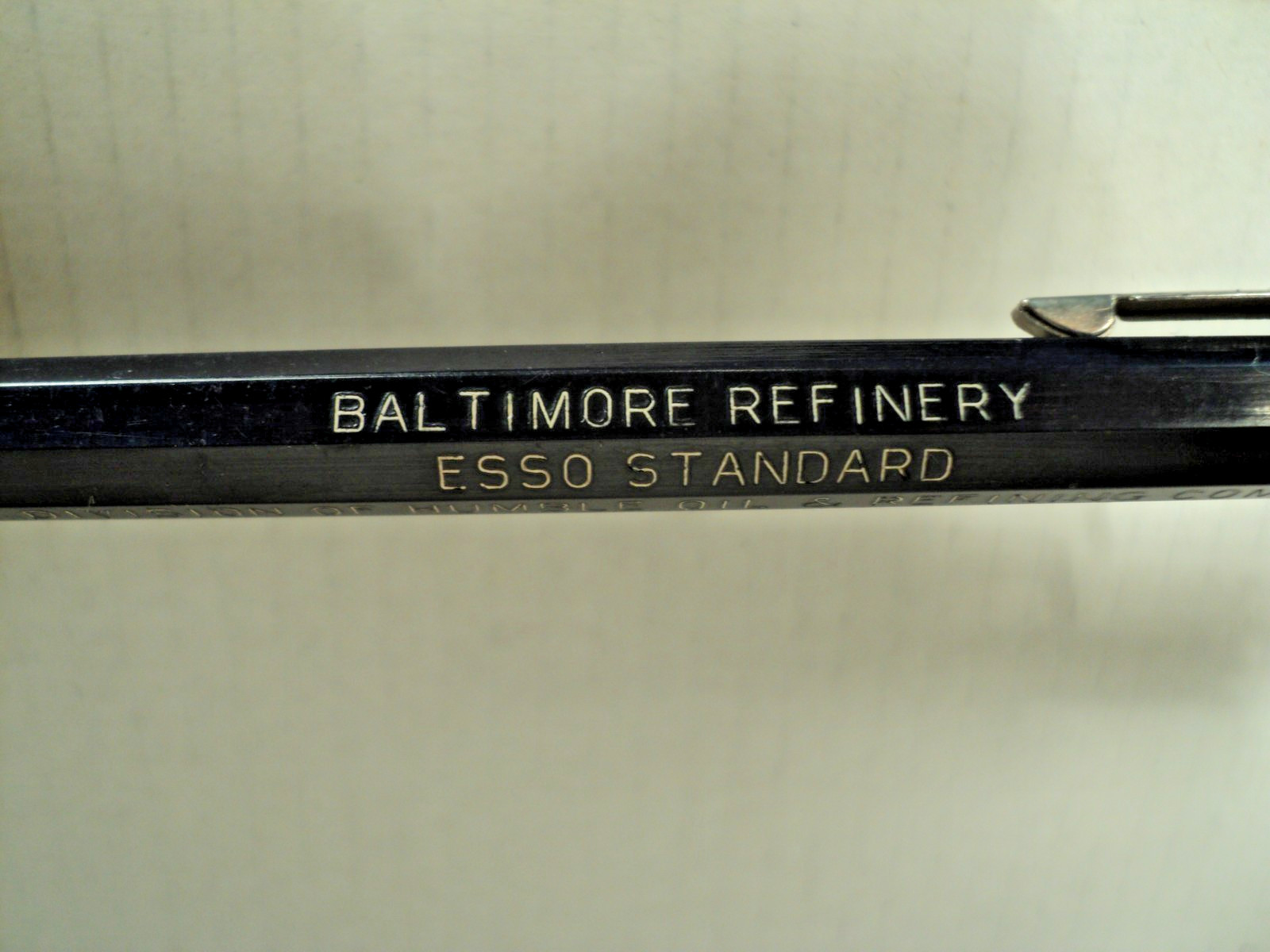 Vintage Autopoint Mechanical Pencil Baltimore Refinery Esso 5-1/2″ USA E
