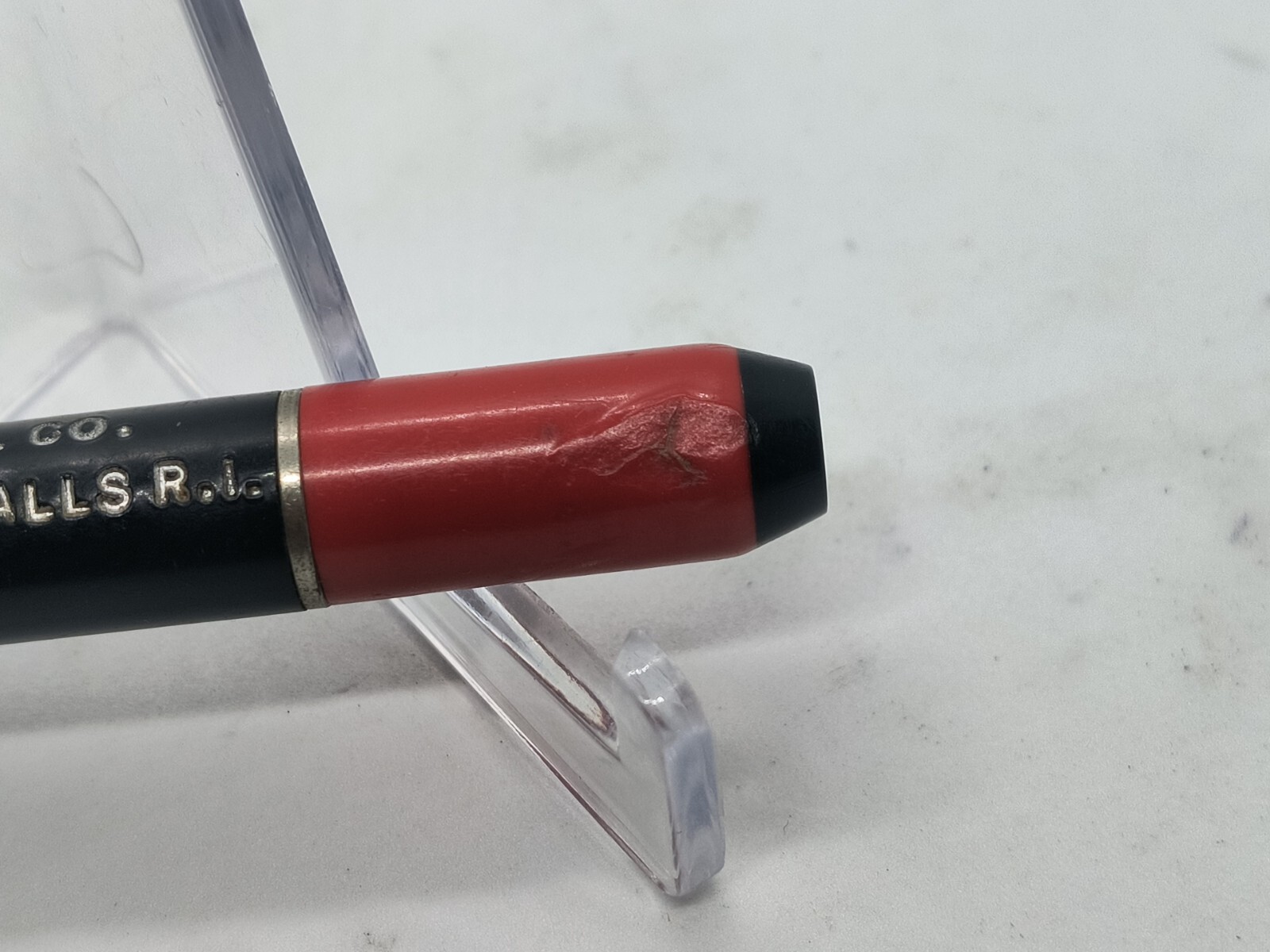 VTG Miniature Red & Black Mechanical Pencil-Continuous Twist, Ad. People’s Coal