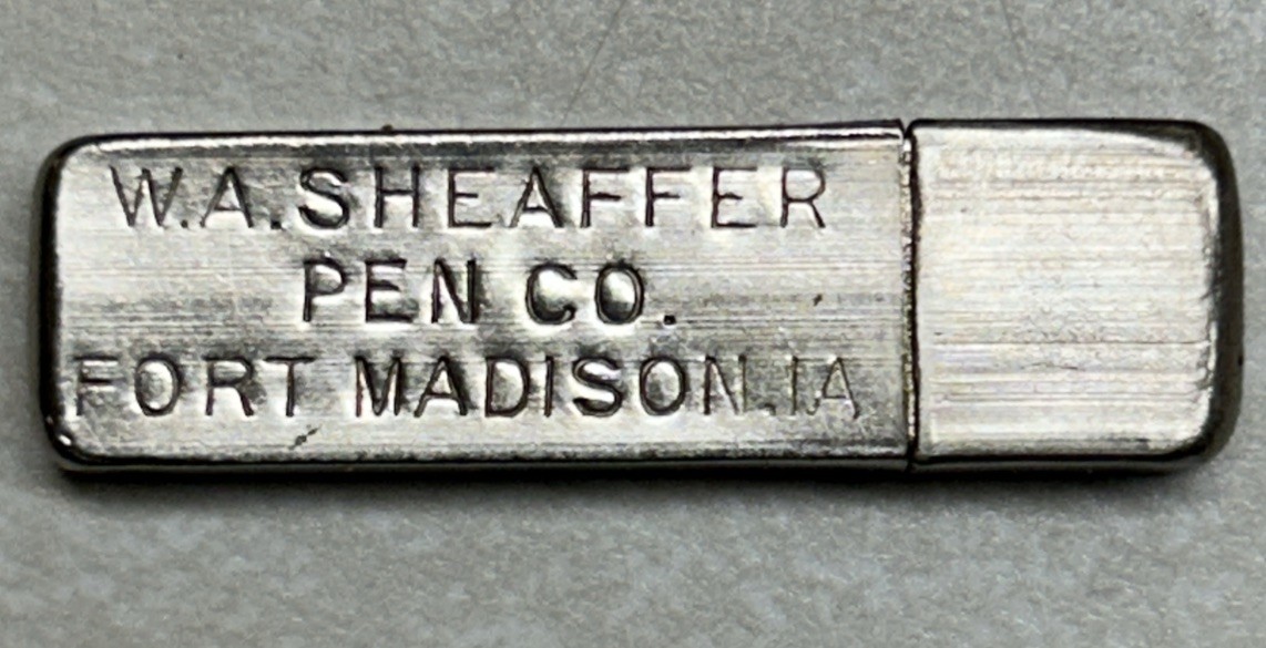 Vintage SHEAFFER’S Pencil Lead Metal Tin Case w/ (12) H-B Medium Leads