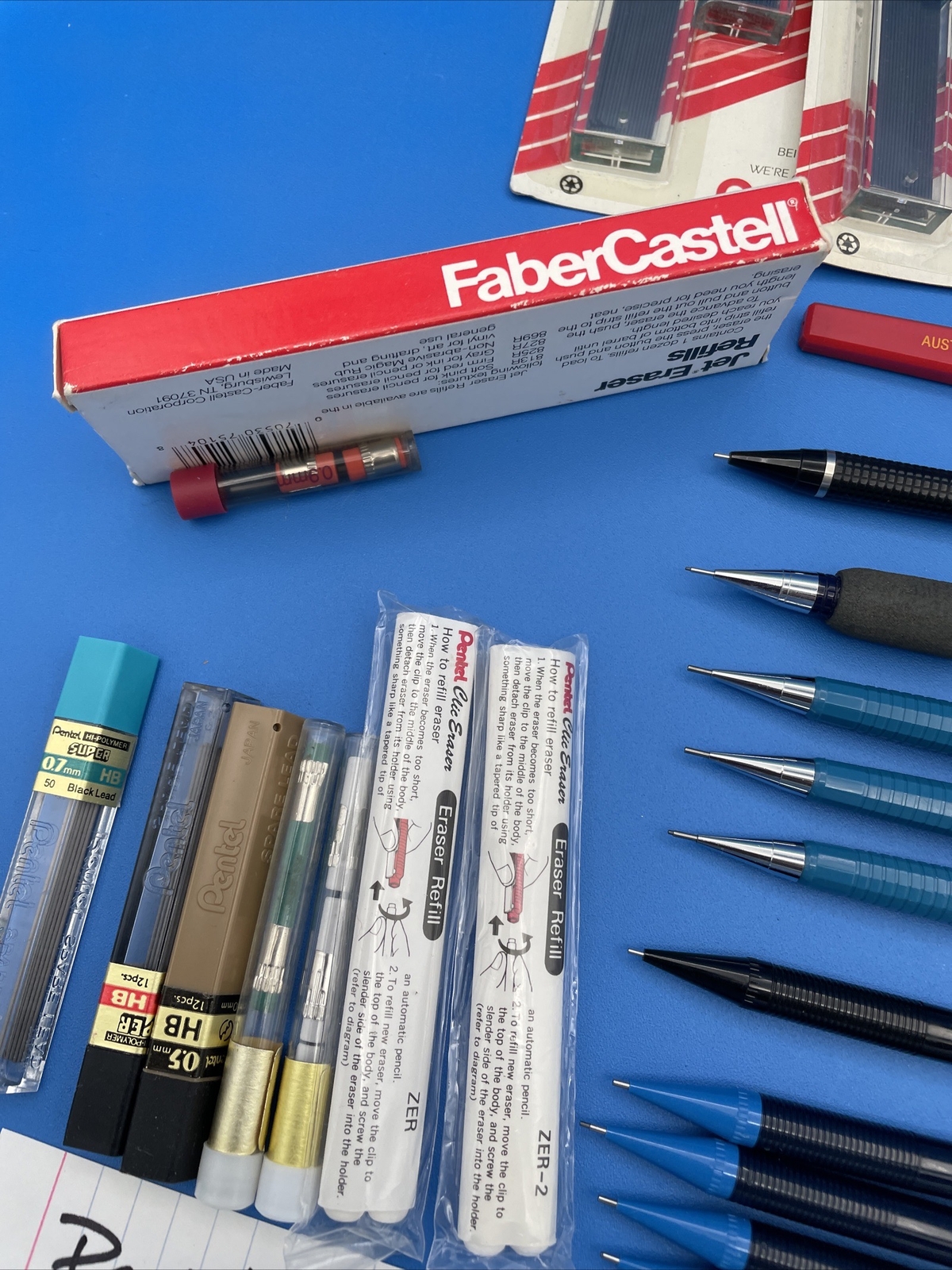 Mechanical Pencils Leads Erasers Pentel Berol Zebra more Vintage Japan See List