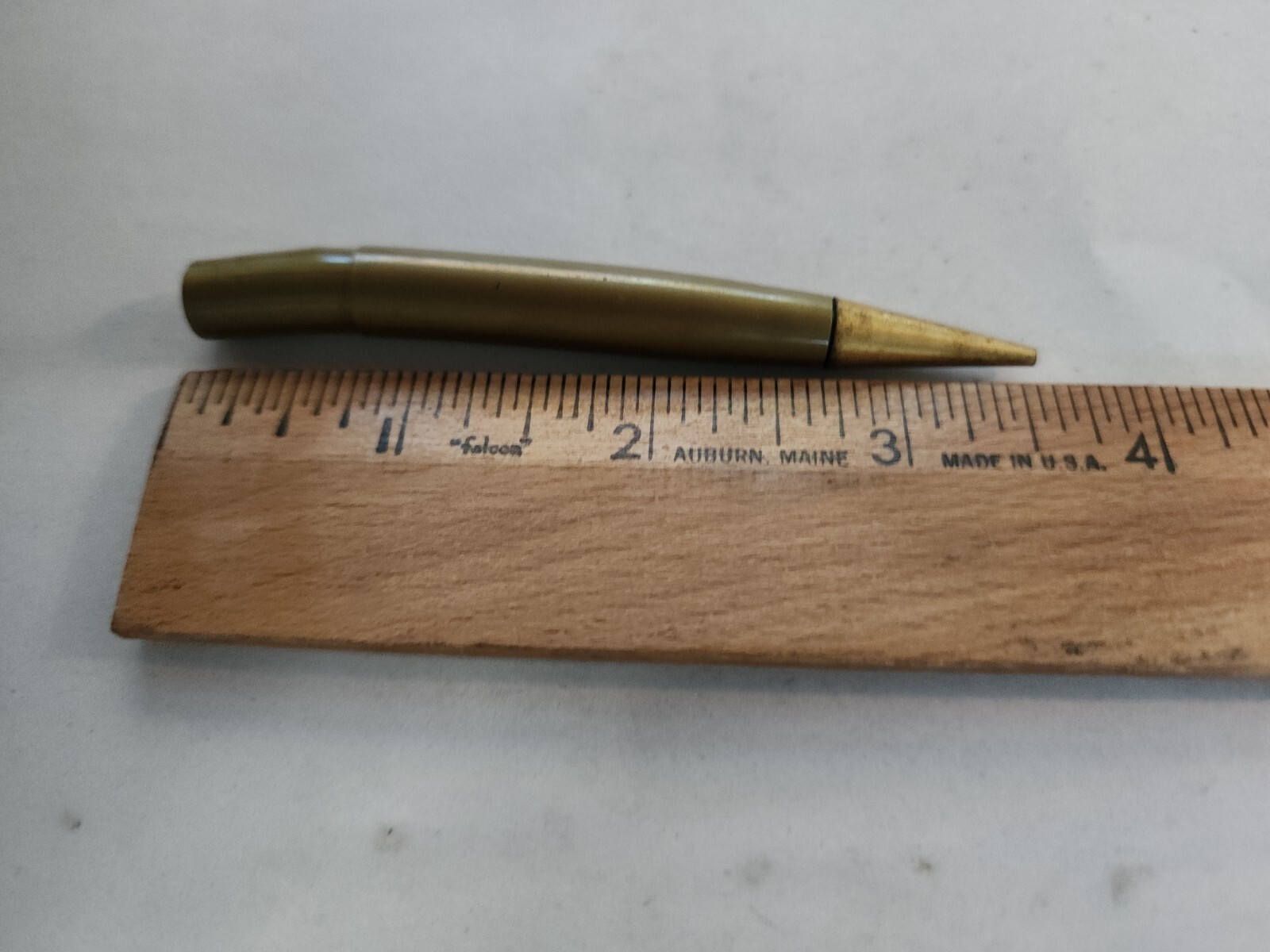 Vintage Gold Tone Mini Mechanical Pencil Twist Bottom Works A87