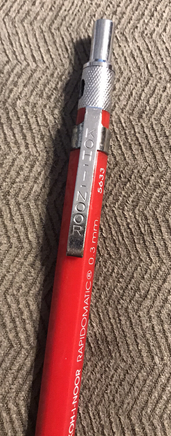 Vintage KOH-I-NOOR Rapidomatic 0.3 mm Mechanical Drafting Pencil 5633 Japan