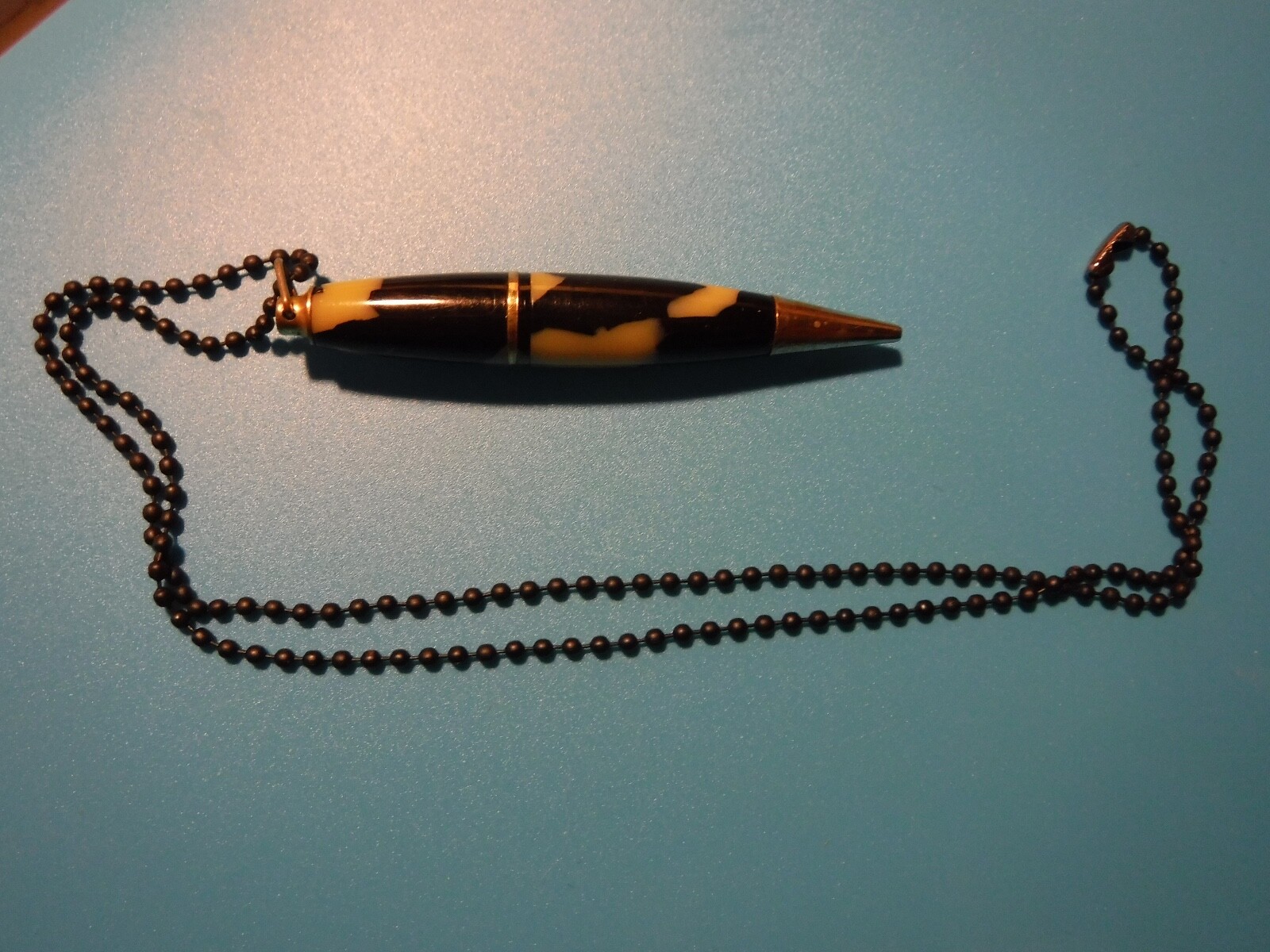 1930’s Golf Pencil, Unmarked, with pendant black ball chain