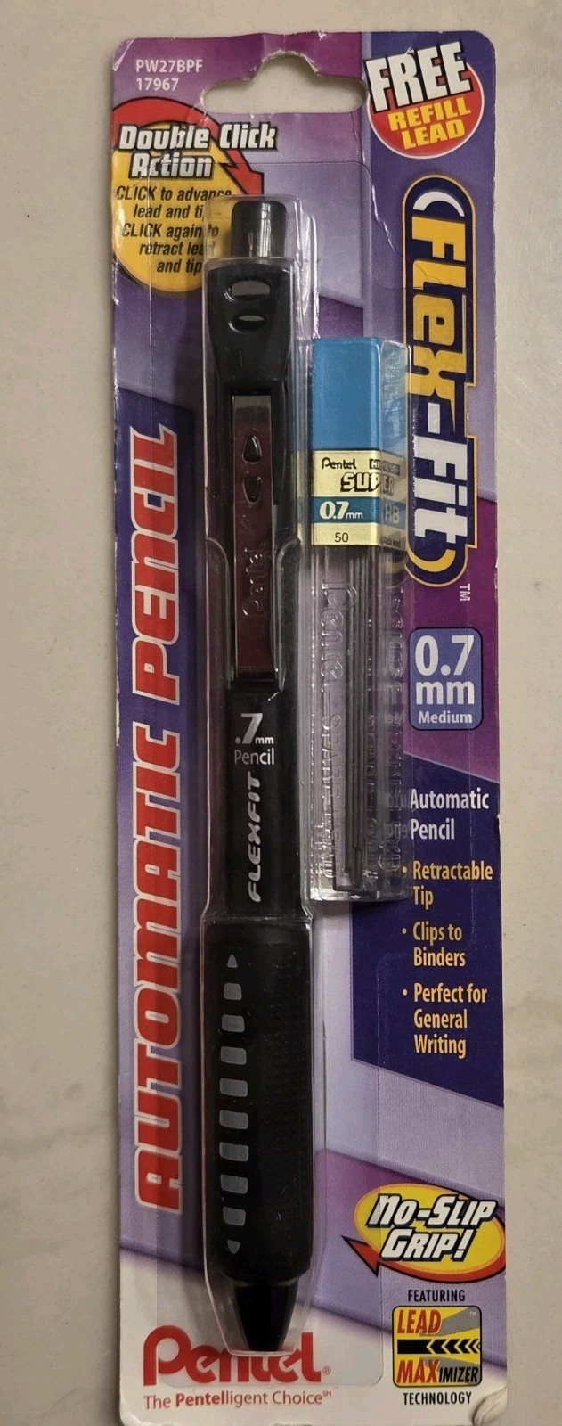 New VTG Pentel Flex-Fit Automatic Pencil 0.7mm Made In Japan Black