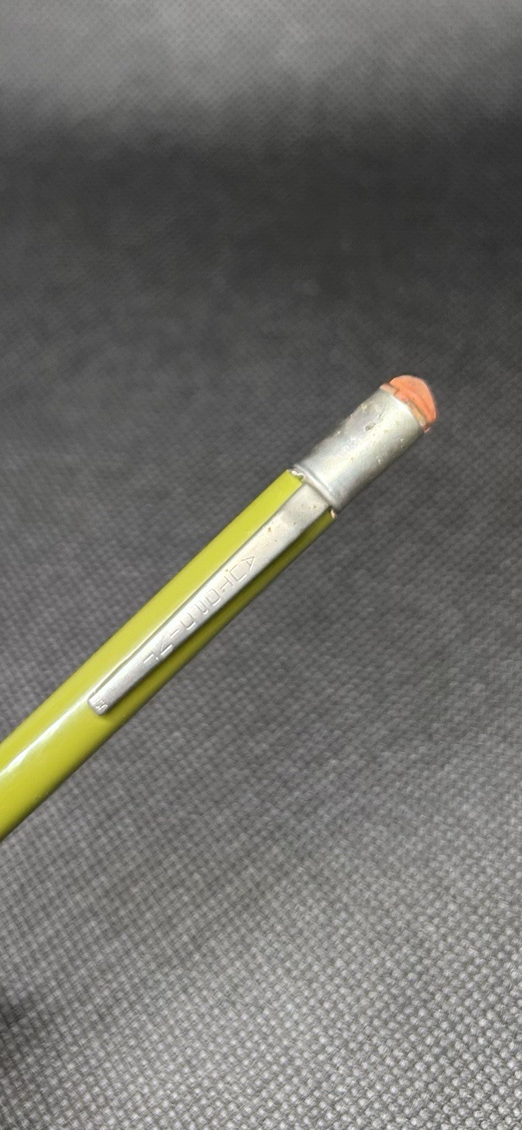 Vintage Autopoint Mechanical Pencil Lime Green Red Tip USA 5.5” For Parts/Repair