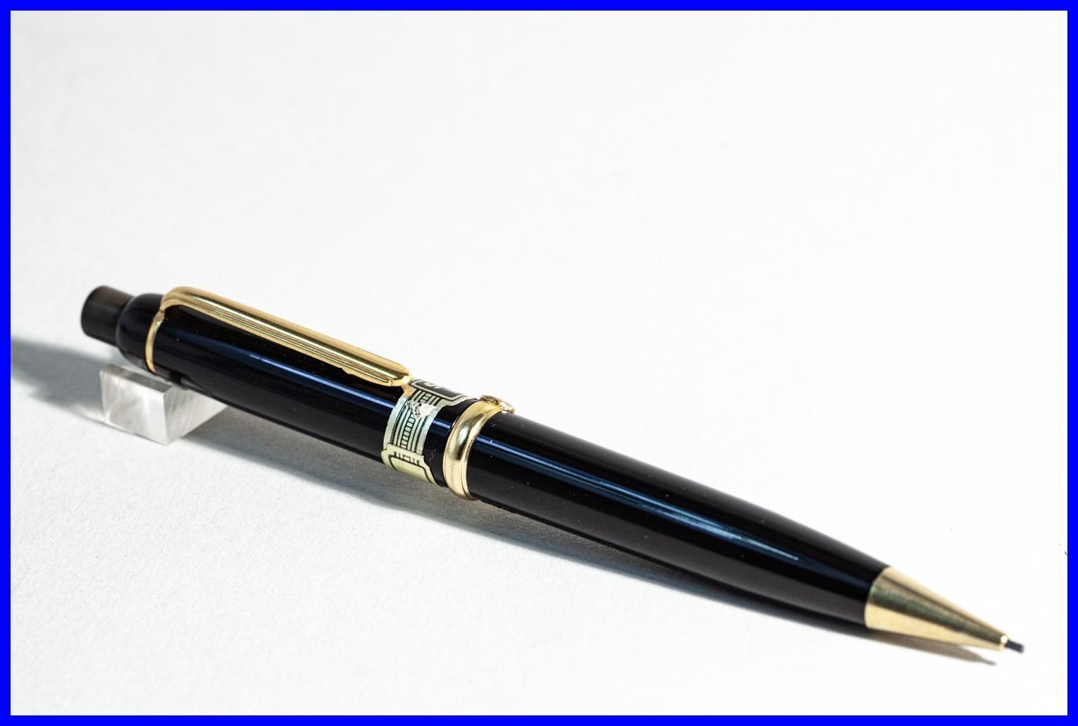 1950s GEHA Regent Pencil N° 830 in Black & Gold for 1.18mm Leads