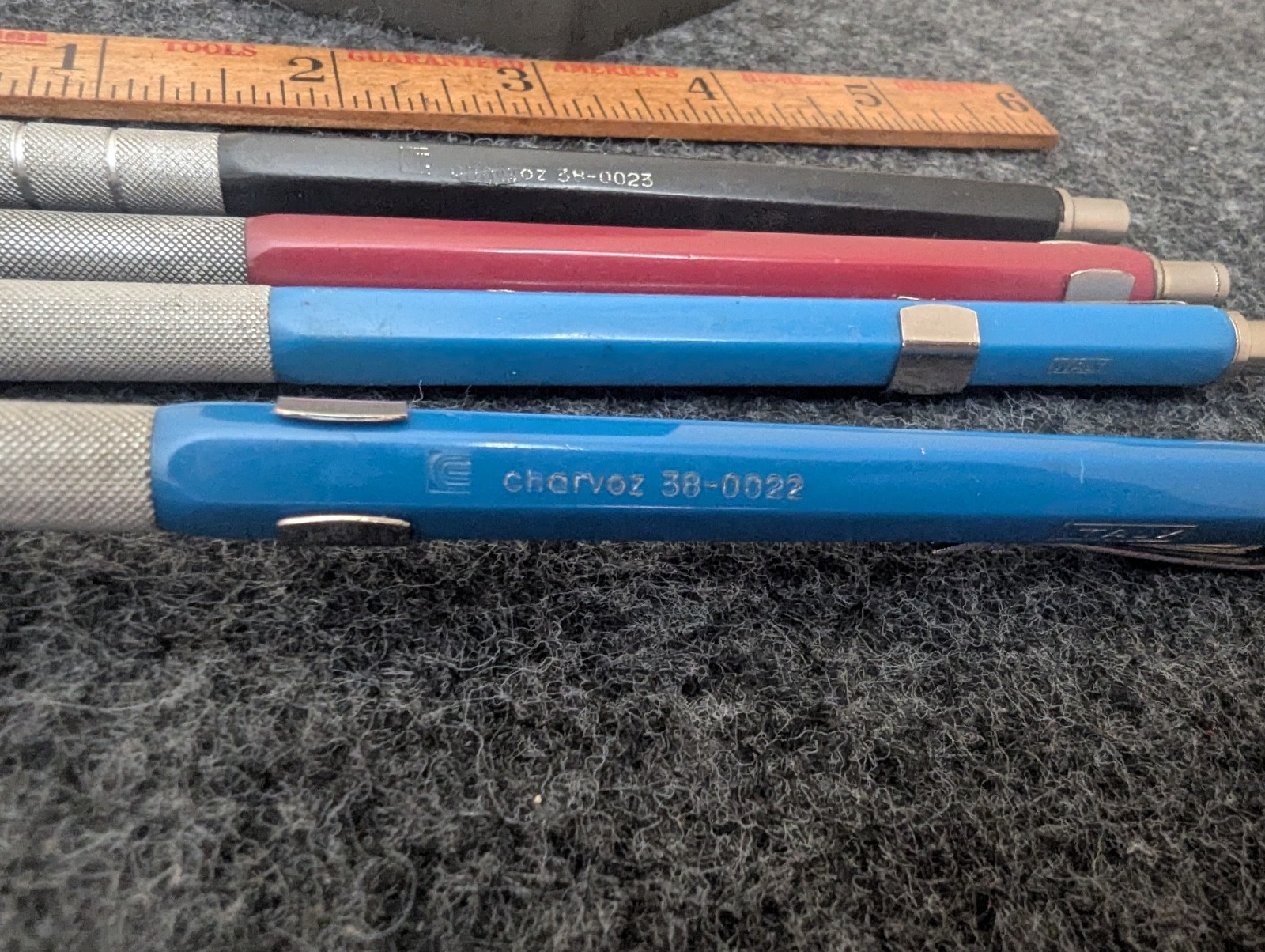 Lot of 5 Charvoz 38-0023 + 38-022 Drafting Lead Holders Italy JM
