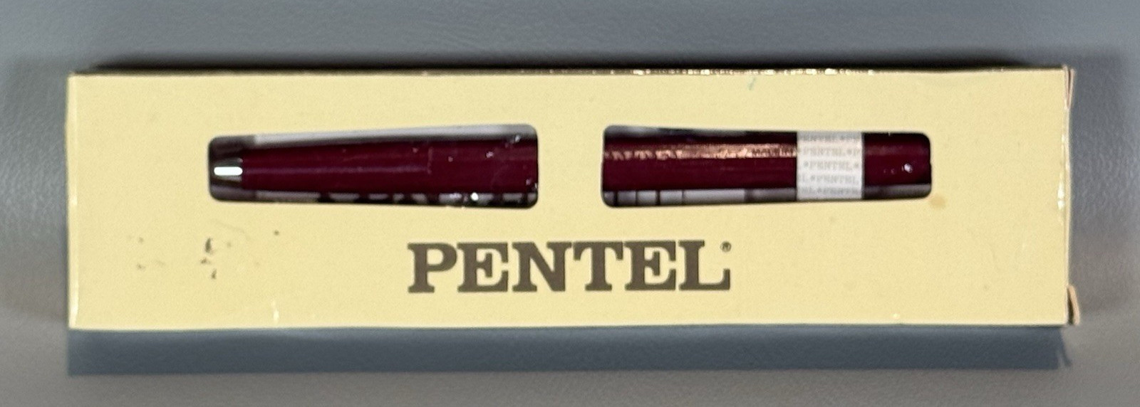Vtg Pentel Eleven 11 Mechanical Pencil .5mm Maroon Made in Japan NEW OLD STOCK