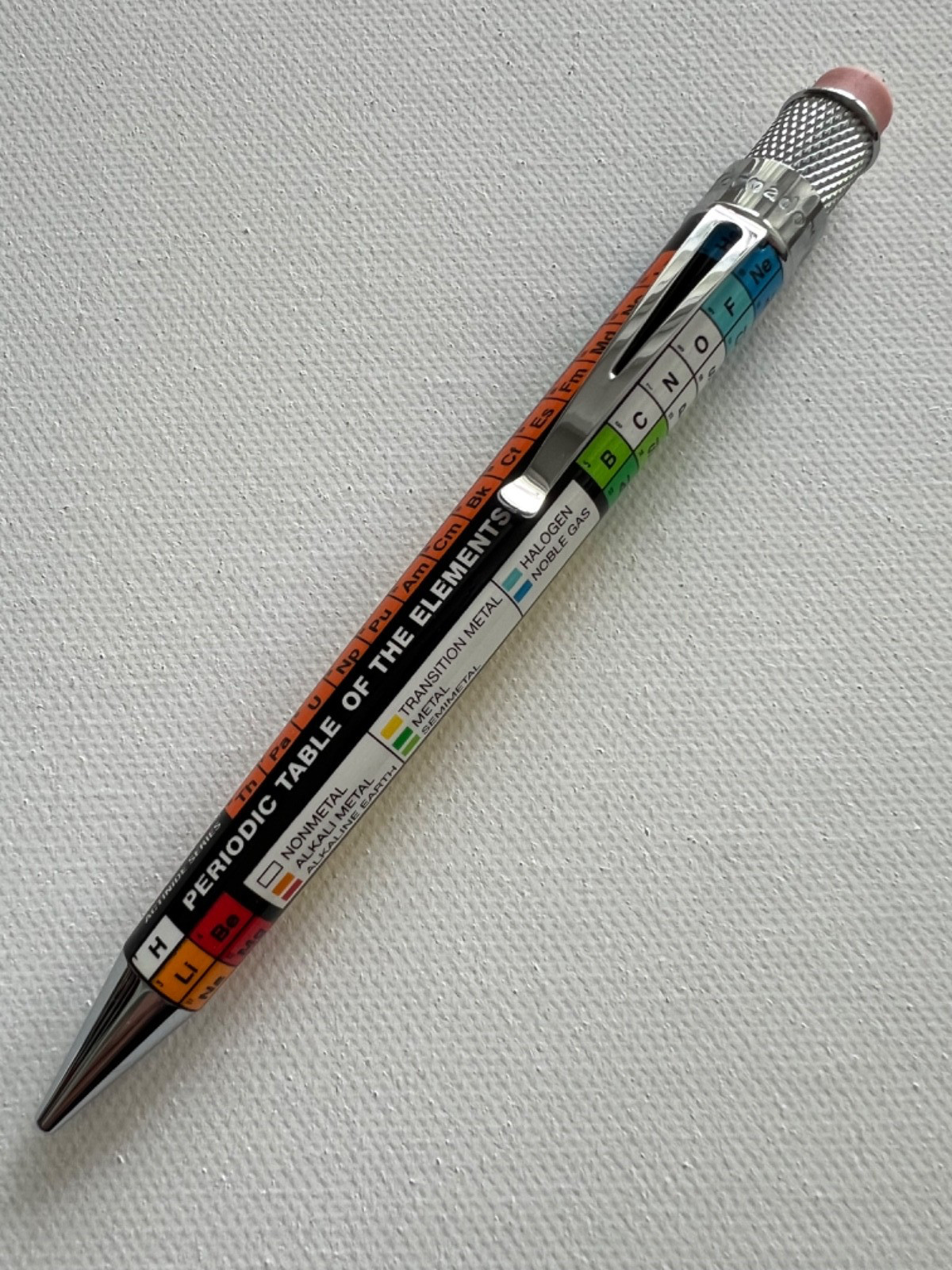 Retro 51 Tornado Mechanical Pencil, Dmitri Periodic Table of Elements, 1.15mm…