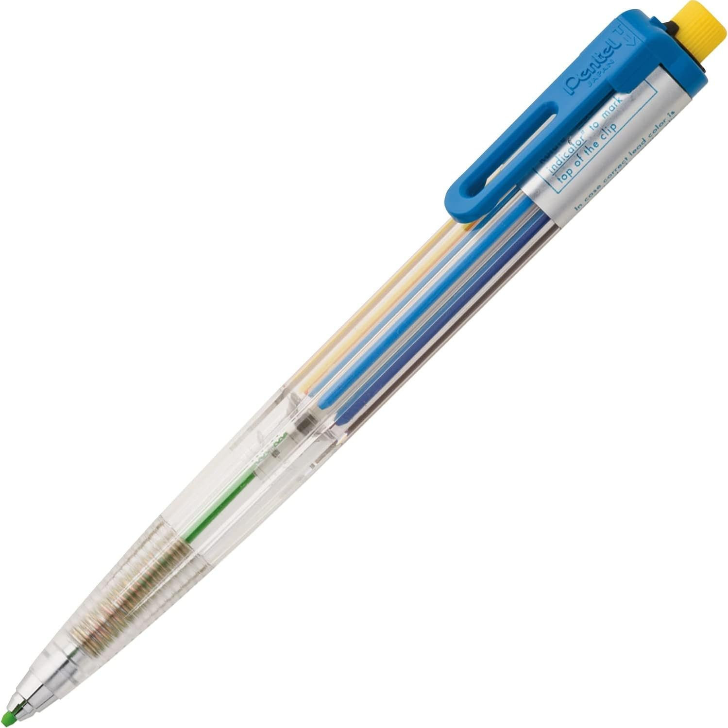 Arts 8 Color Mechanical Pencil, Assorted Accent Clip Colors, 1 Pencil (PH158)
