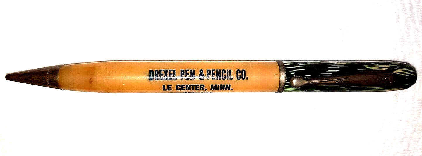 “DREXEL Pen & Pencil Co.*Le Center, Minn.*Tel. 121” Working Mech Pencil