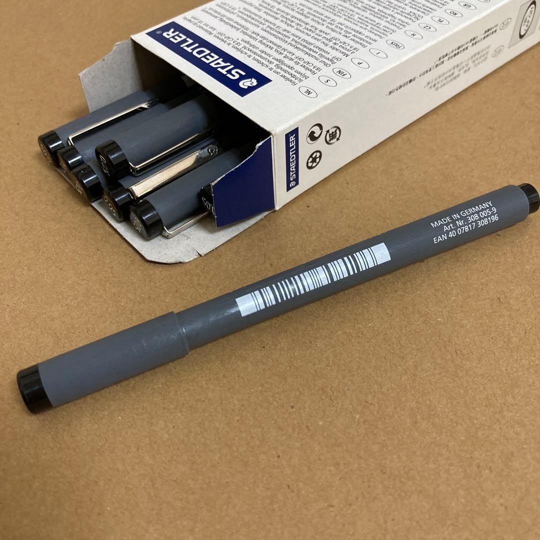 Millipen Staedtler Pigment Liner 0.05 8 Pieces