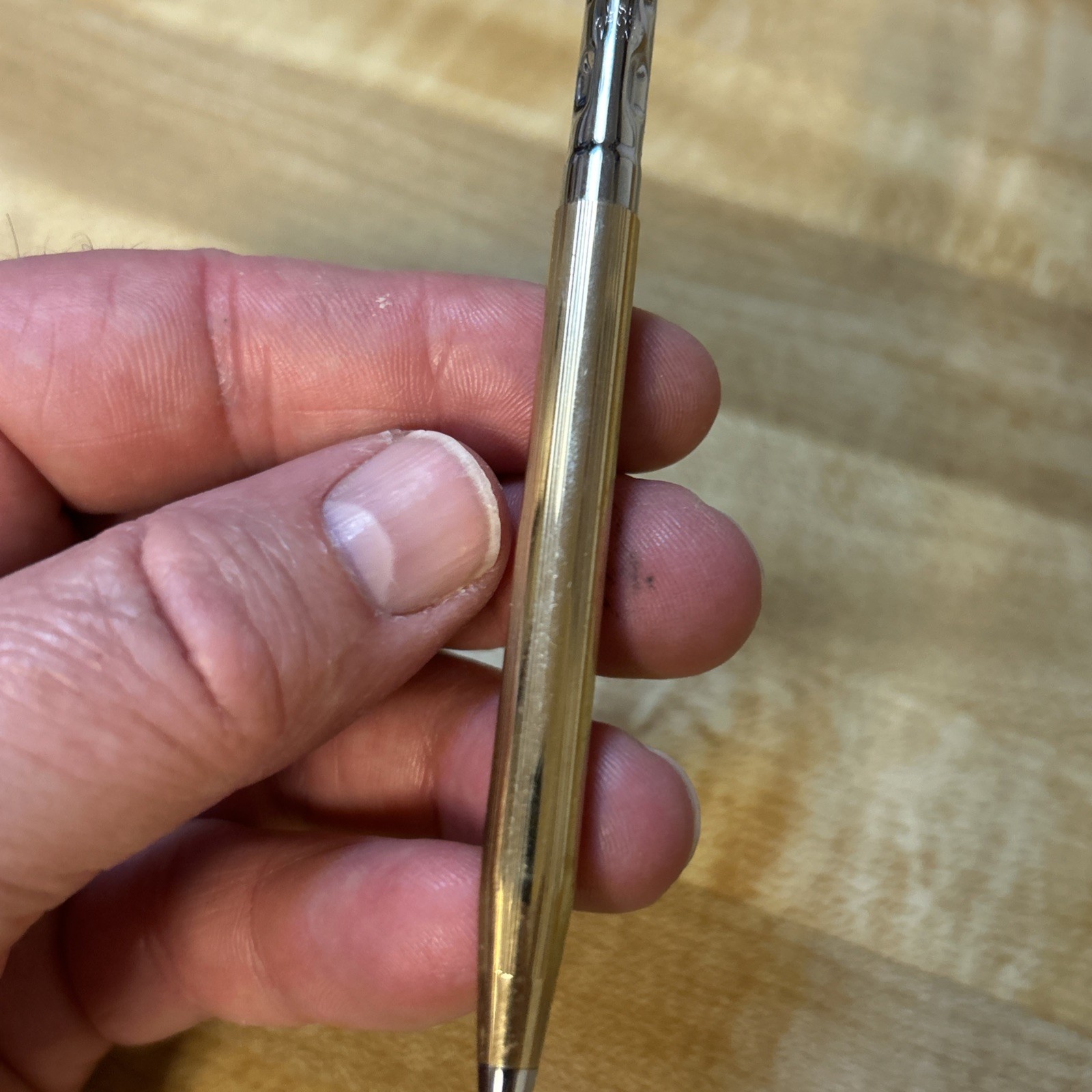 VTG Cross 10k Gold Filled Mechanical Pencil Twist Electroplated Siemens Logo Wks