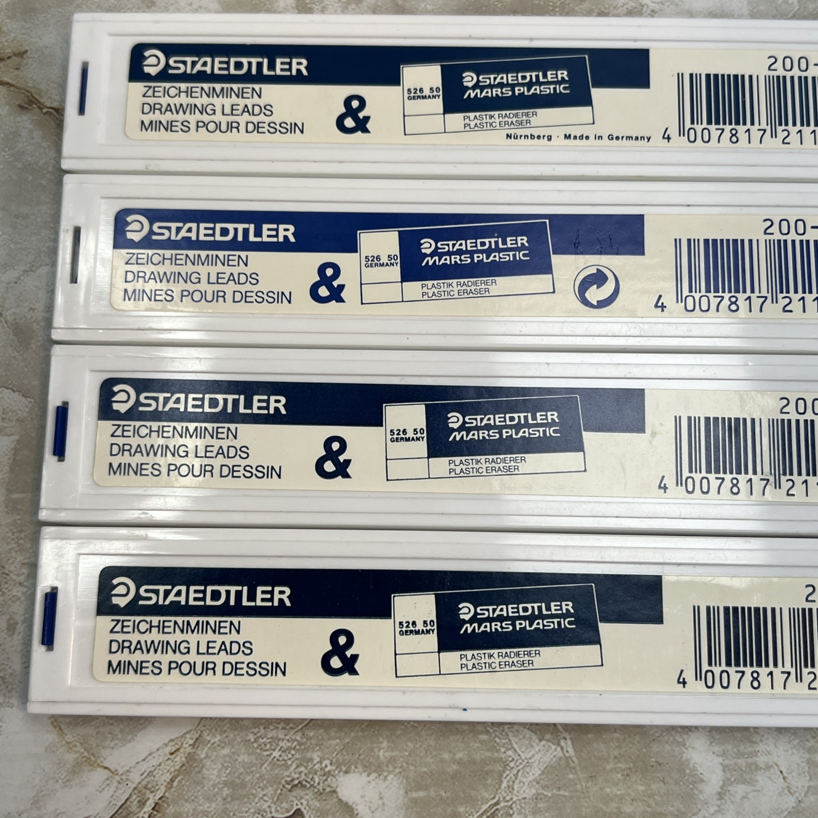 Lot Of Berol Turquoise Eagle & Staedtler Drawing Leads/Pencils Germany Artwork