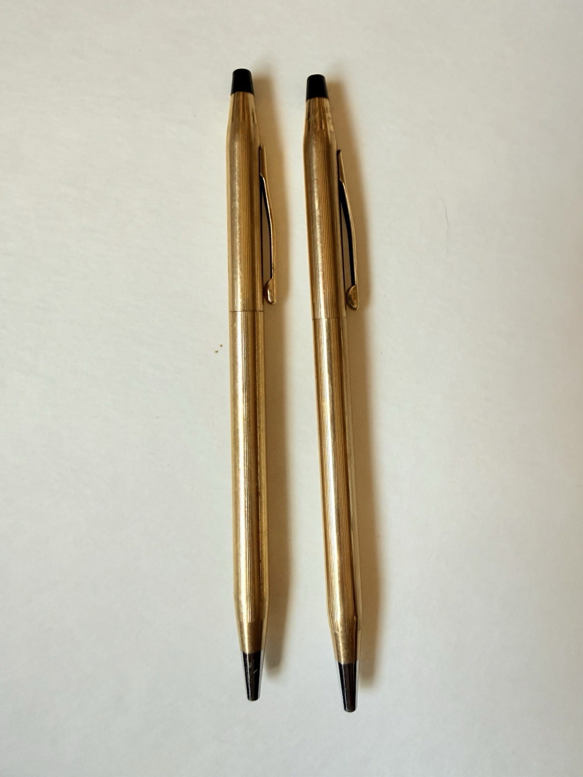 Vintage Cross Pen & Pencil Lot 1/20 12k and 10k gold filled + Mechanical Pencil