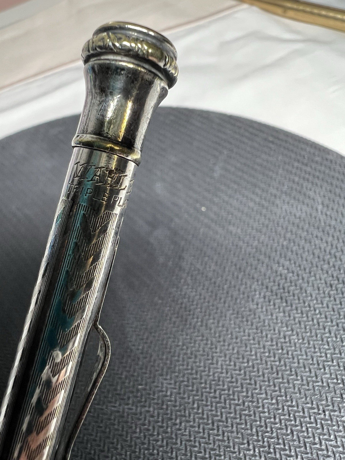 Wahl Eversharp Silver Vintage Mechanical Pencil Retractable Tip 0.9mm Twist