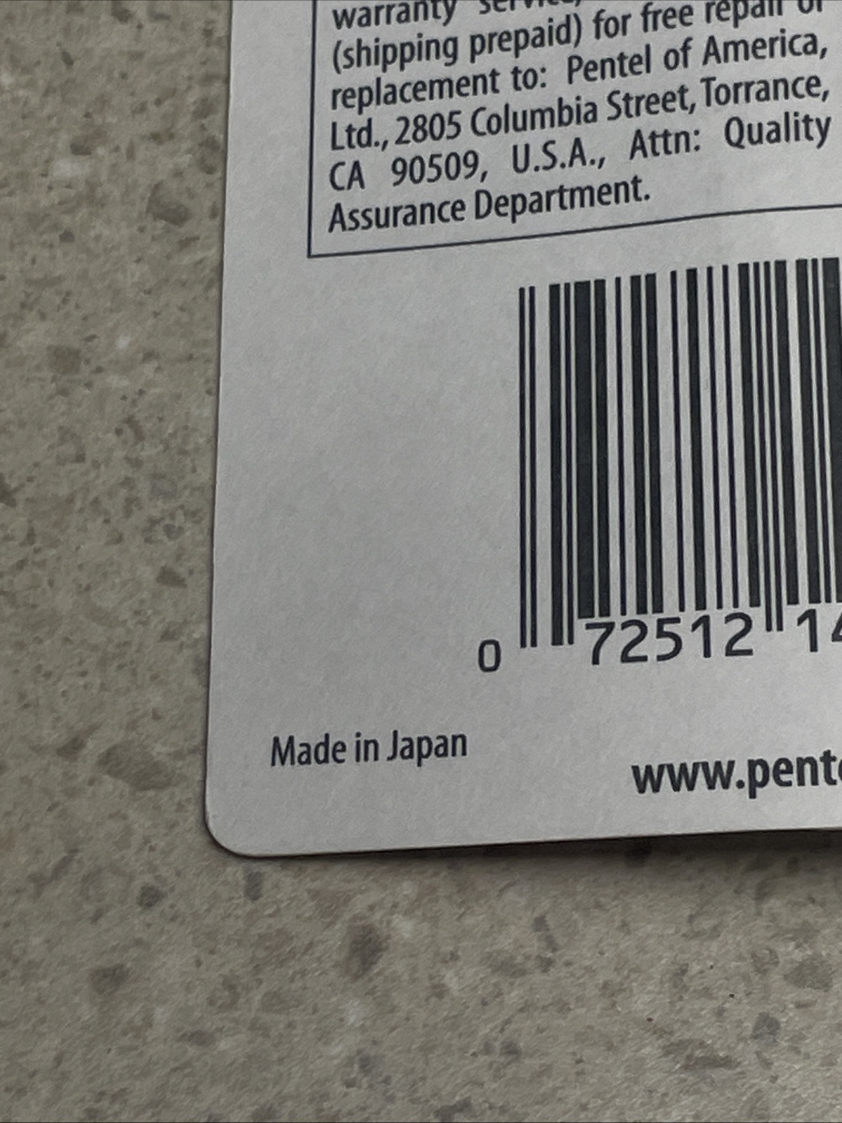 NOS Pentel Clarius Automatic Pencil – 0.5 mm Fine – Black Barrel – Japan
