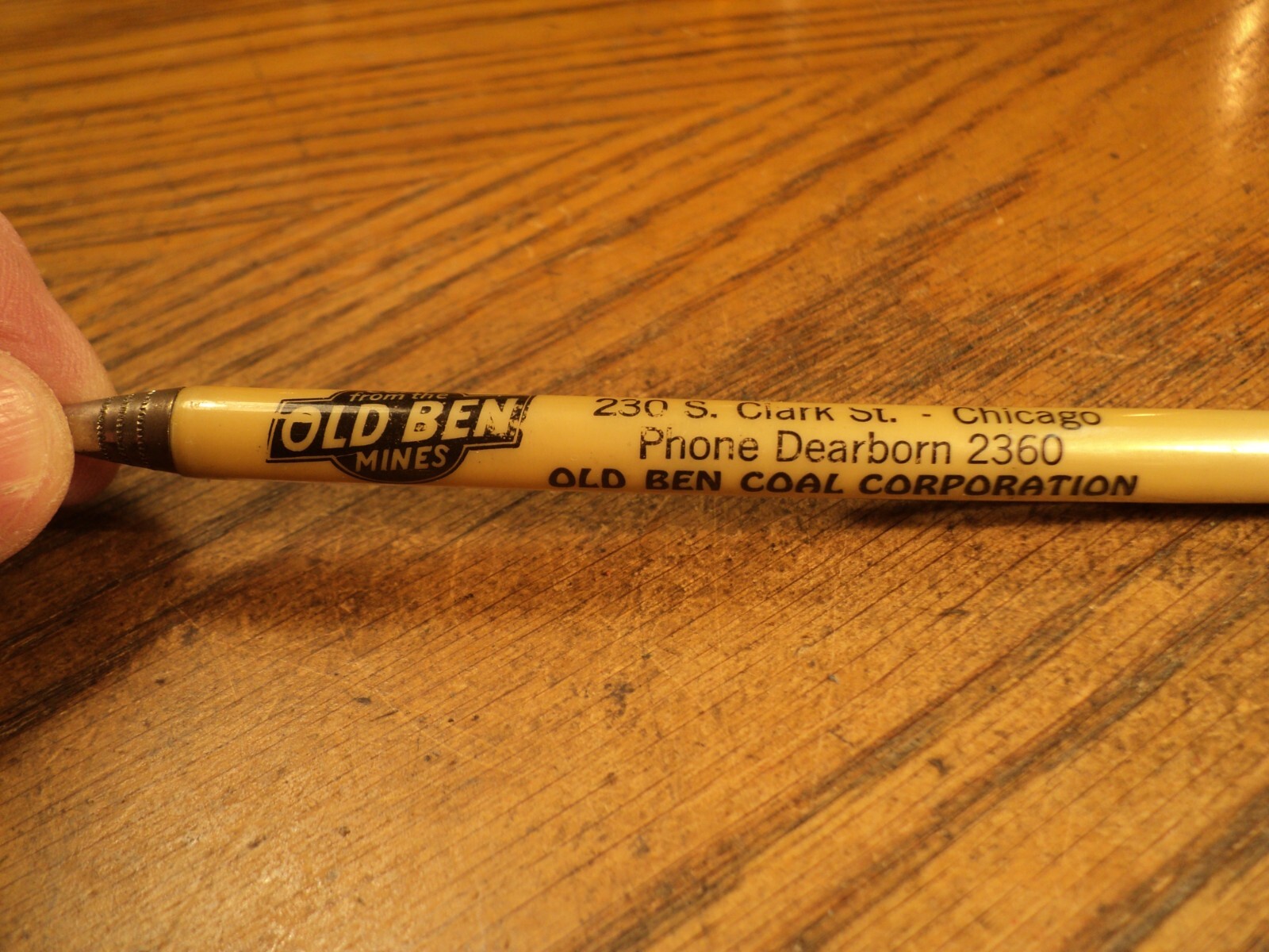 Vintage Mechanical Pencil Old Ben Mines Walter L O’Brien 5-1/4″ Unbranded