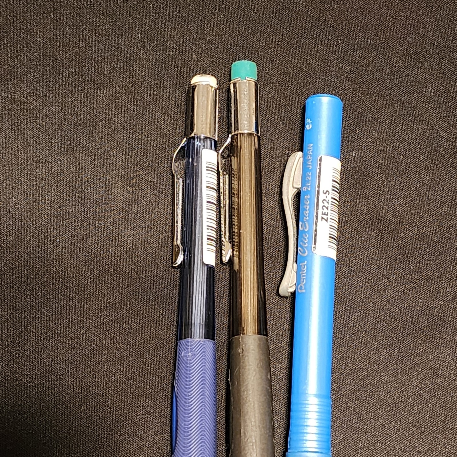 Pentel Lot PD345, PD347-TC Quicker Clicker Mechanical Pencil Grip & Clic Eraser