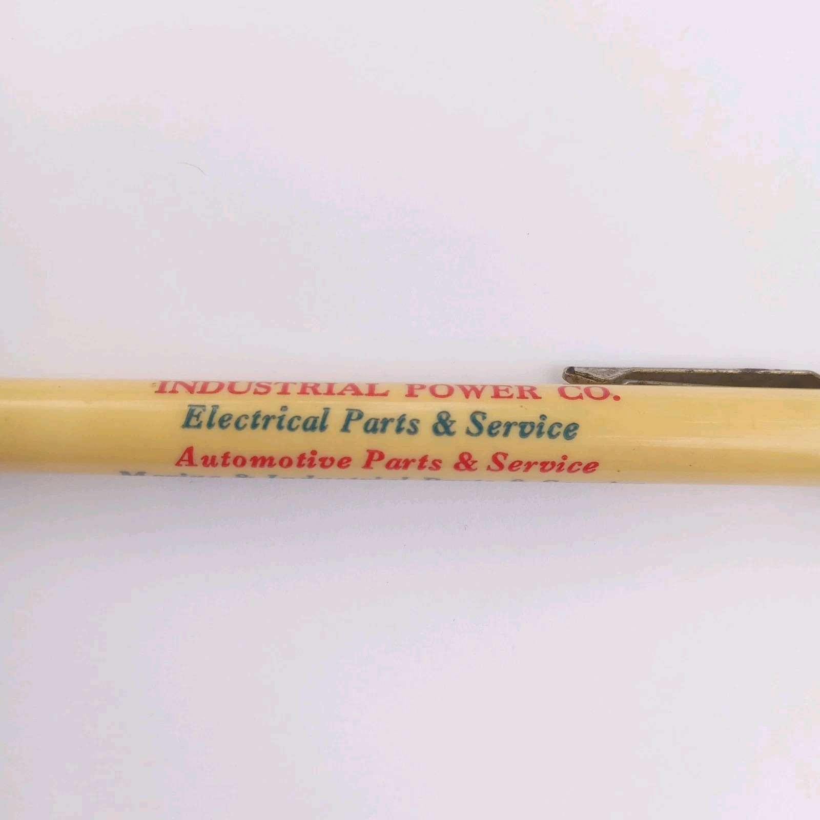 Vintage Scripto Mechanical Advertising Pencil Industrial Power Co Long Beach CA