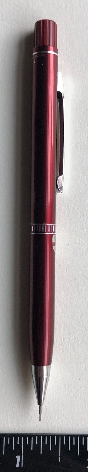 Vintage TOMBOW 500 M22 Mechanical Pencil .5mm Lead Sticker NOS Red Metal Japan