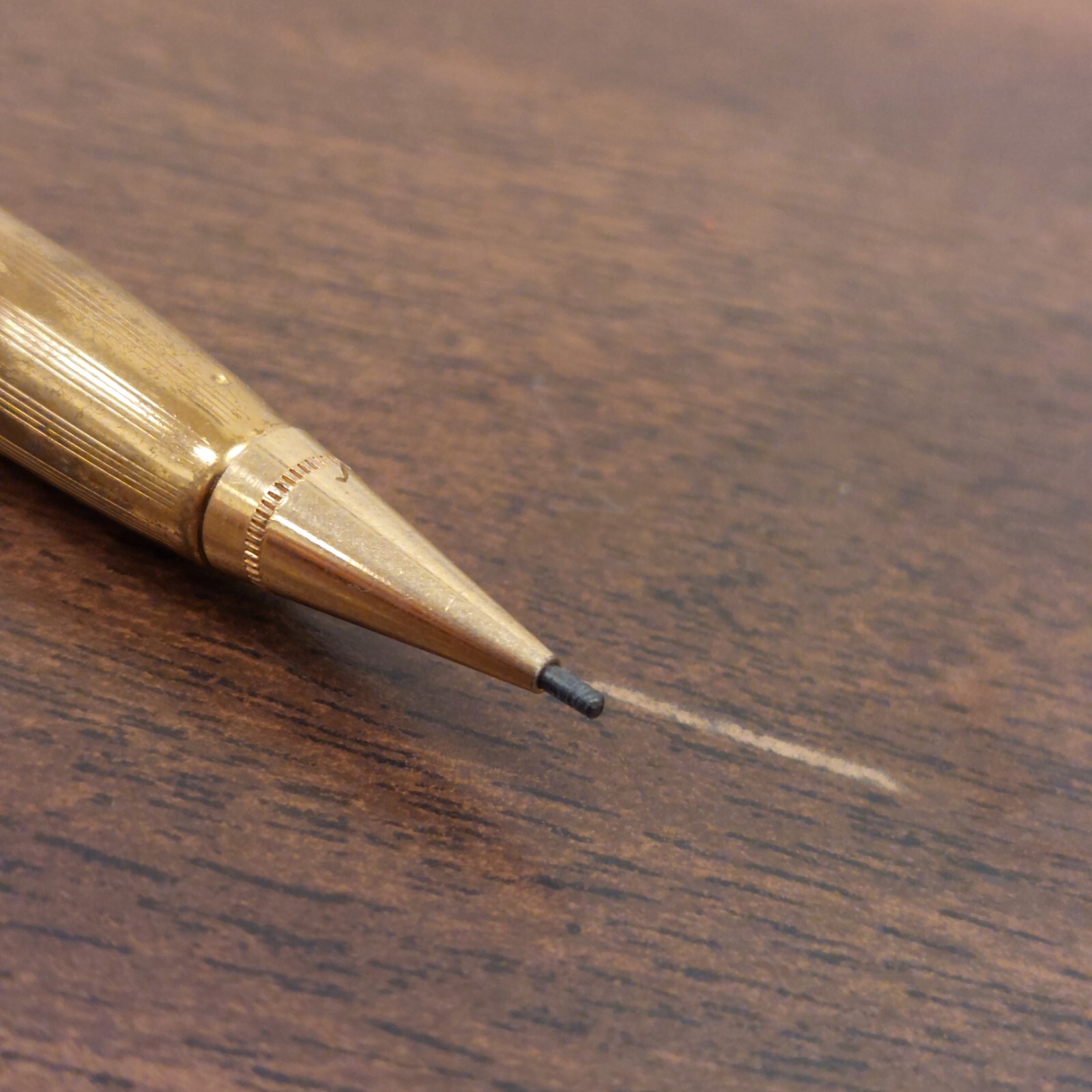 Vintage WINDSOR USA Mechanical Pencil Gold Tone Desk Accessories