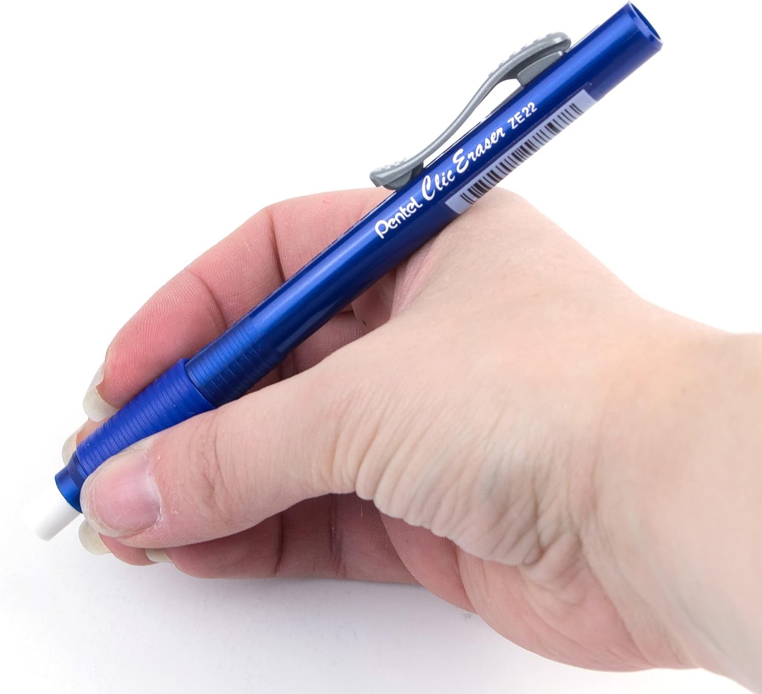 Retractable Eraser – Latex-Free Grip, 12 Count