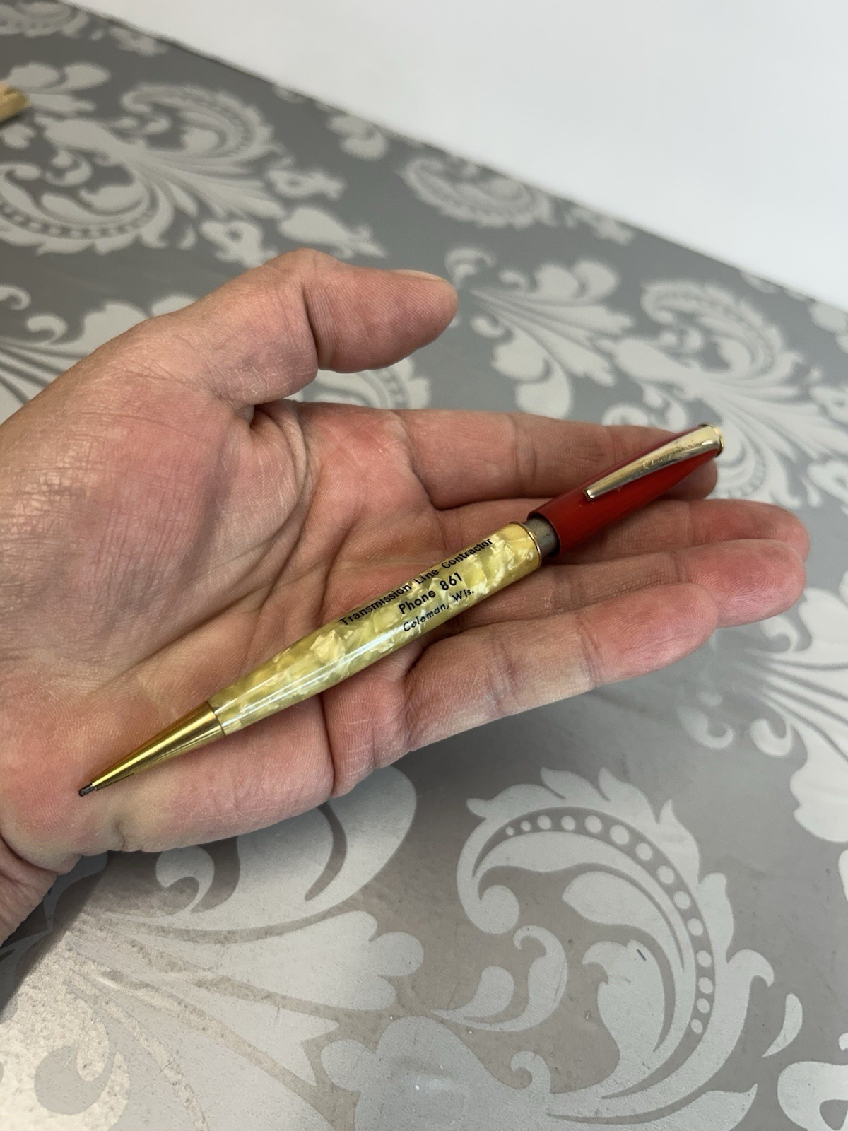 Vintage Rite Point Mechanical Pencil Advertisement Memorabilia From 40/50’s