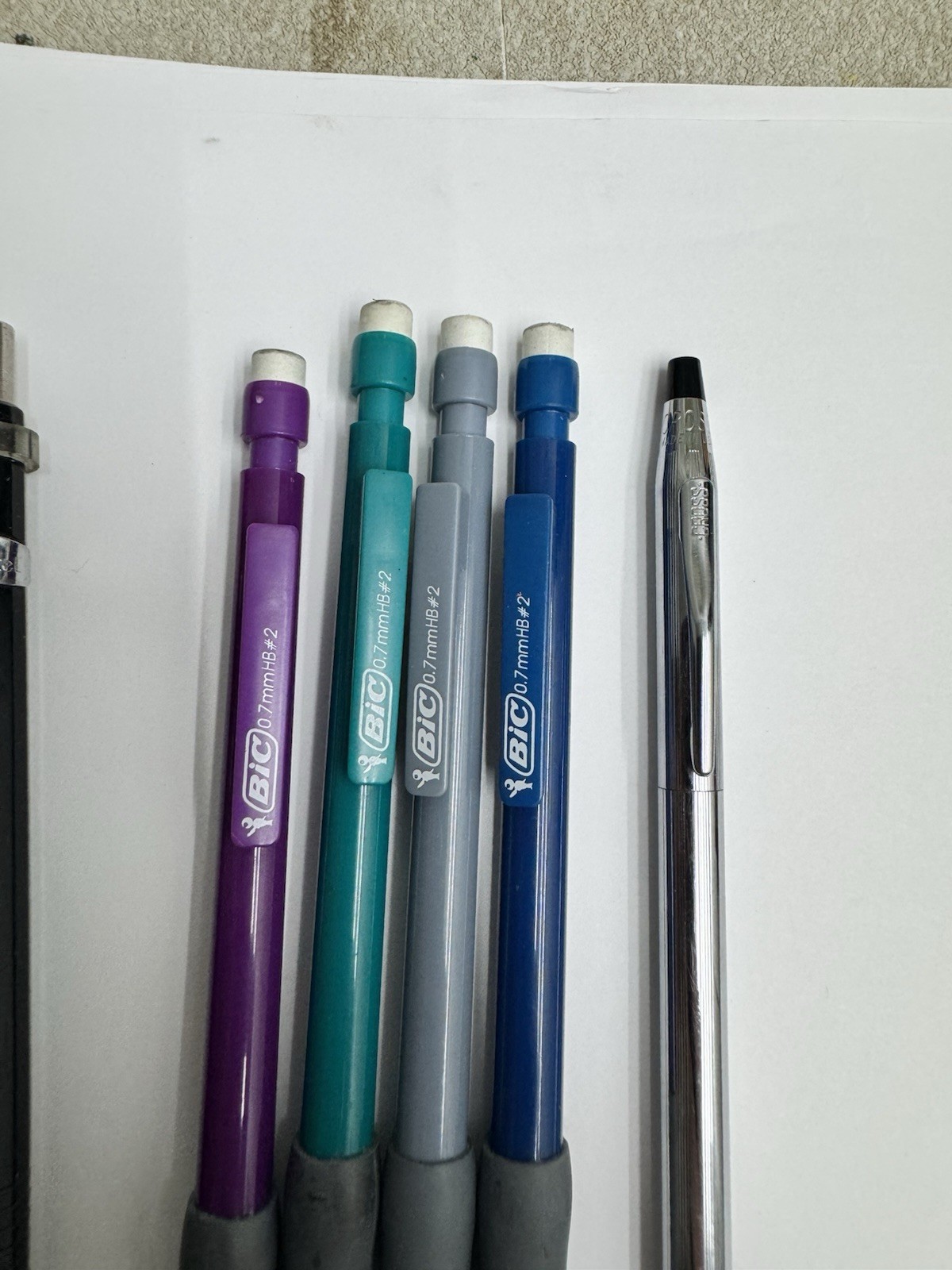 vintage pen pencil lot cross bic pentel others