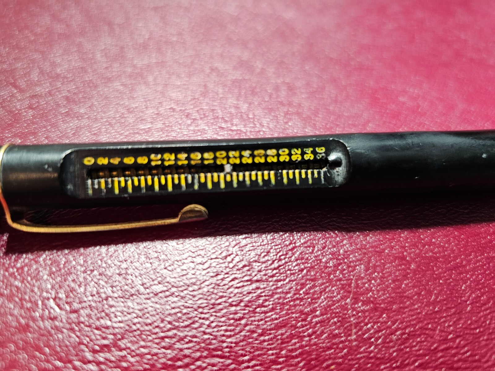 Roller Rule Black & Gold 1.1mm Mechanical Pencil – c. 1950’s – USA ruler works