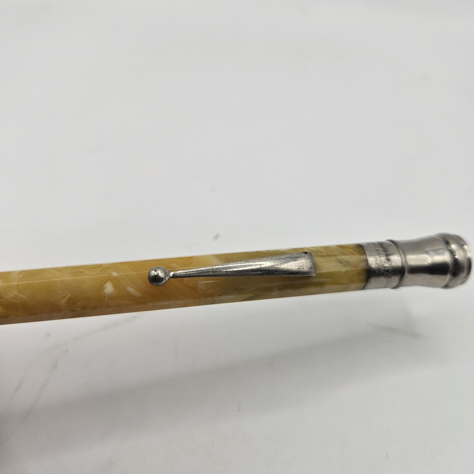 Vtg. Dur-O-Lite 1930s Mechanical Pencil Yellow