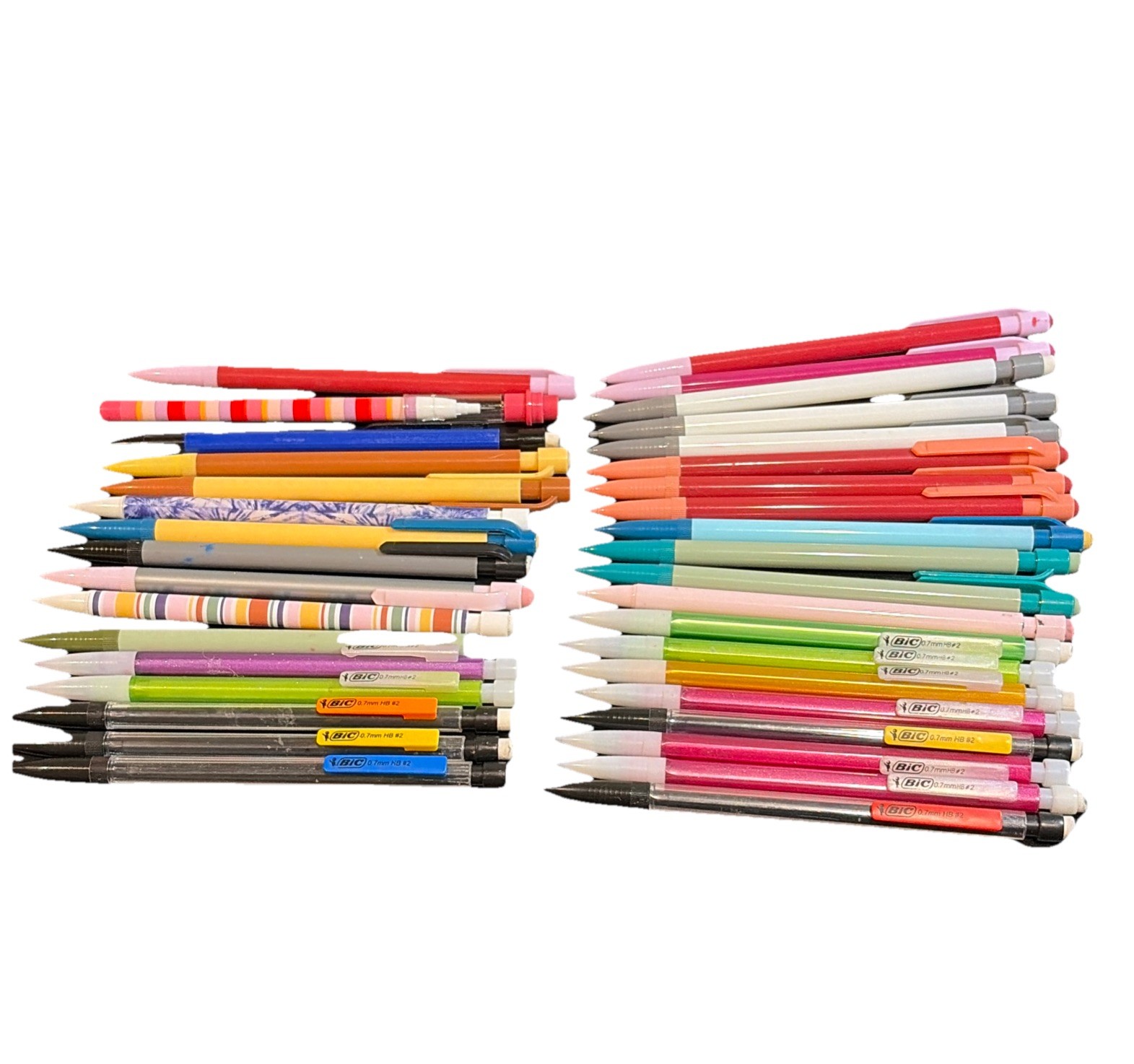 36 Mechanical Pencils: Bic And No Brand Name All With Lead