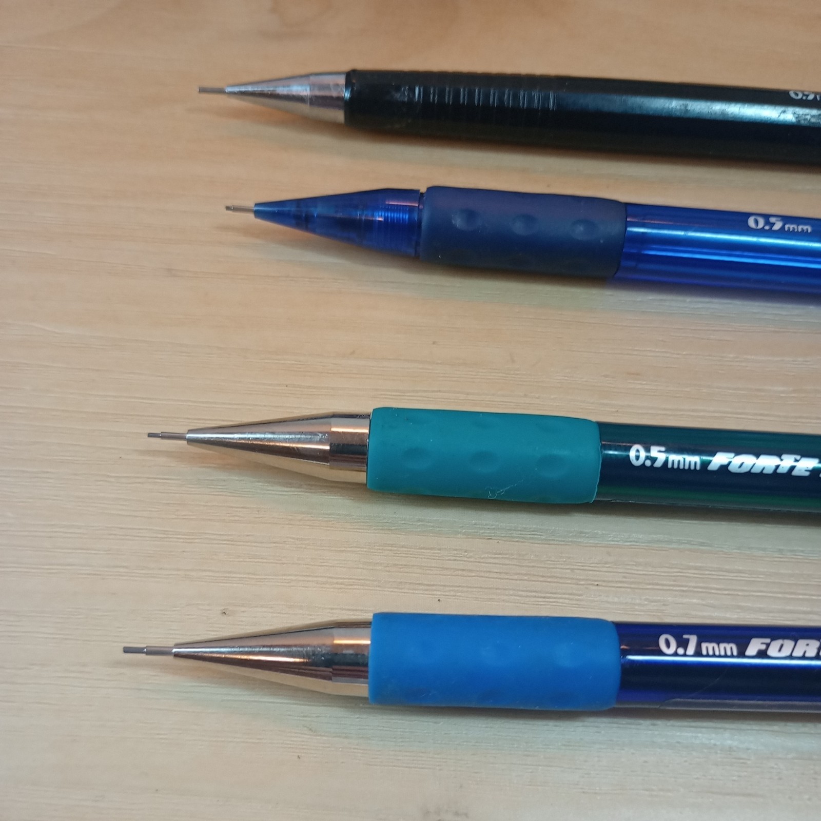 Vintage Pentel Japan Mechanical Pencil Set of 4 AL25 P205 A75 A77