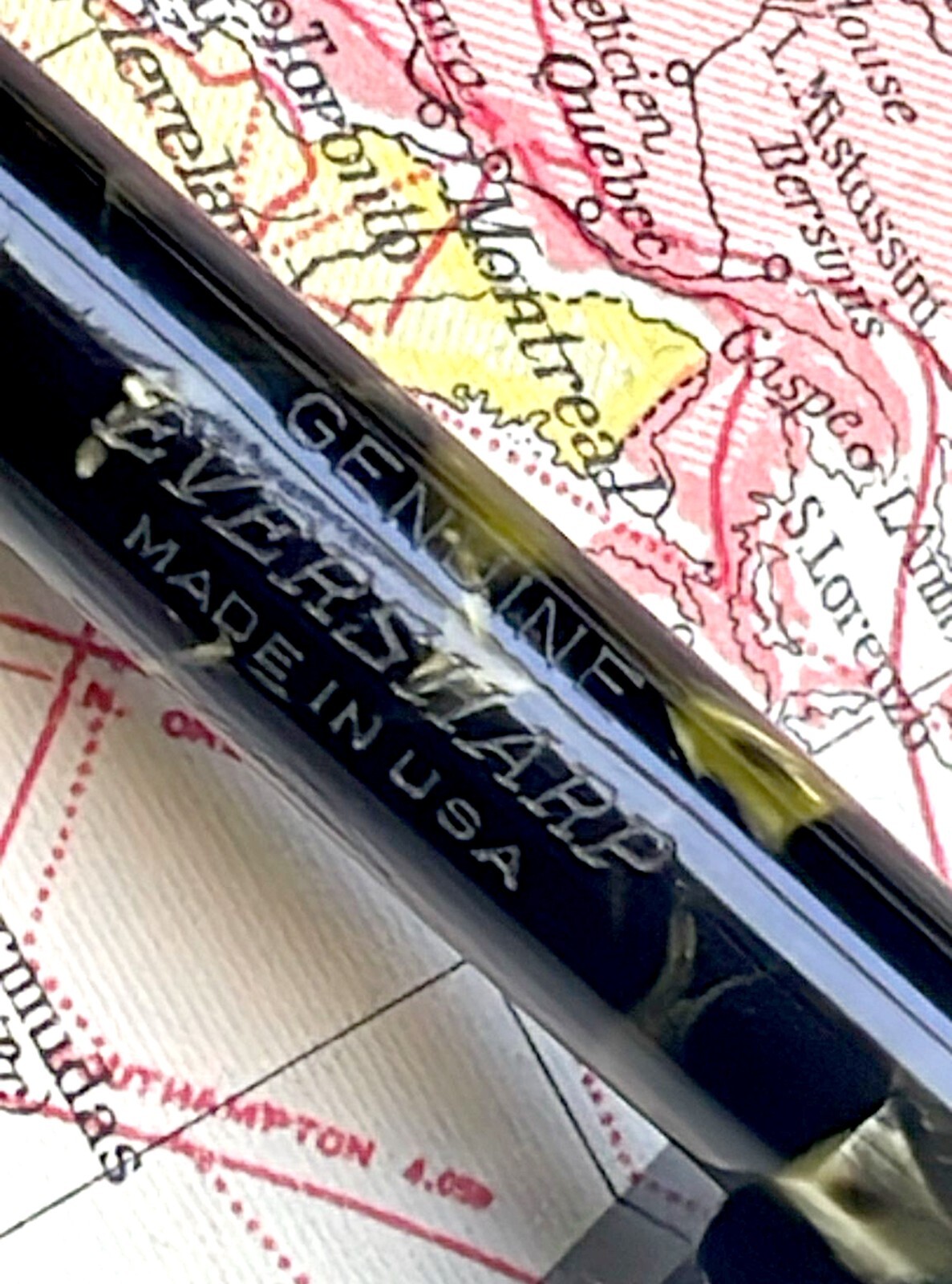 Antique Eversharp Half Coronet Pencil in Marbled Celluloid, USA (CM3194)
