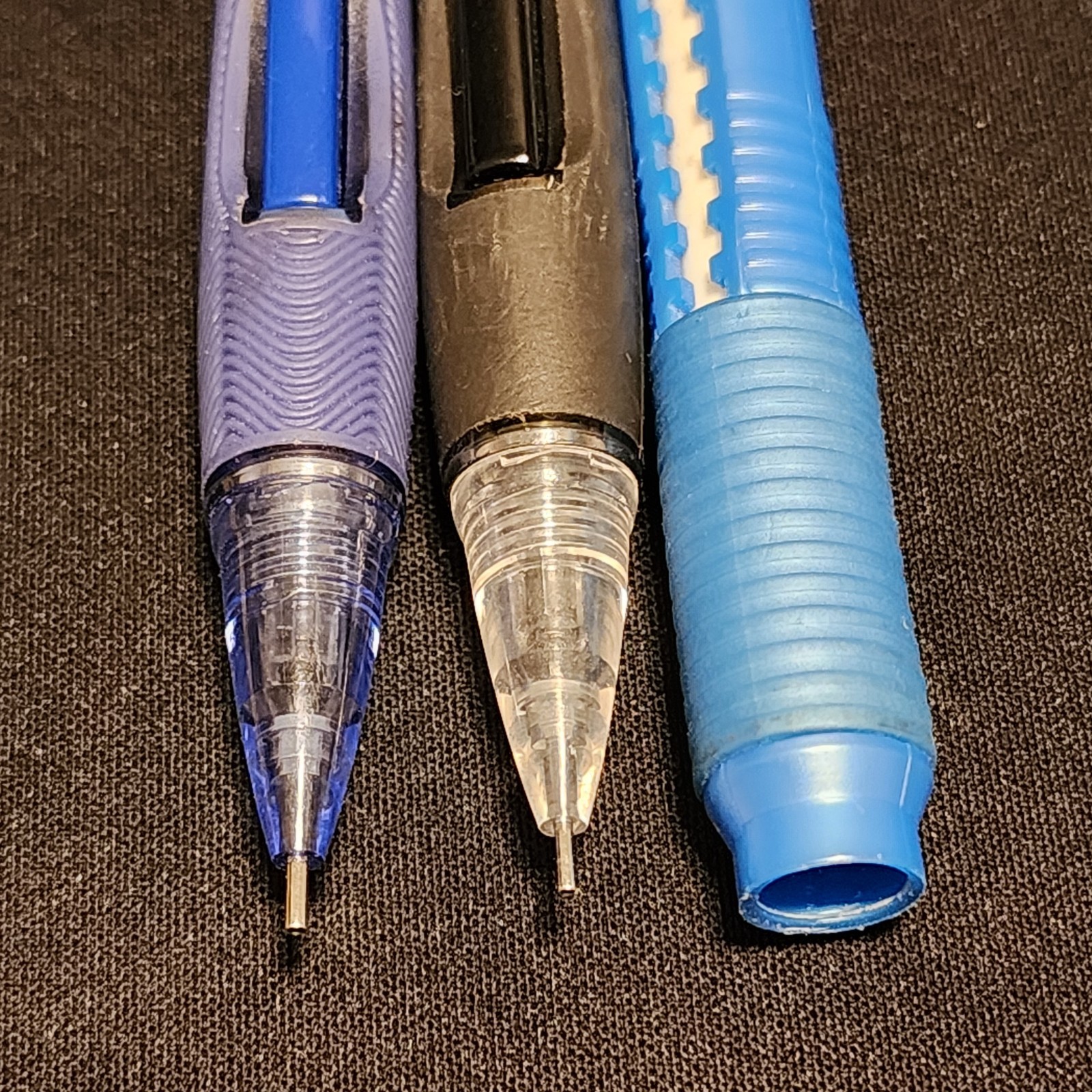 Pentel Lot PD345, PD347-TC Quicker Clicker Mechanical Pencil Grip & Clic Eraser