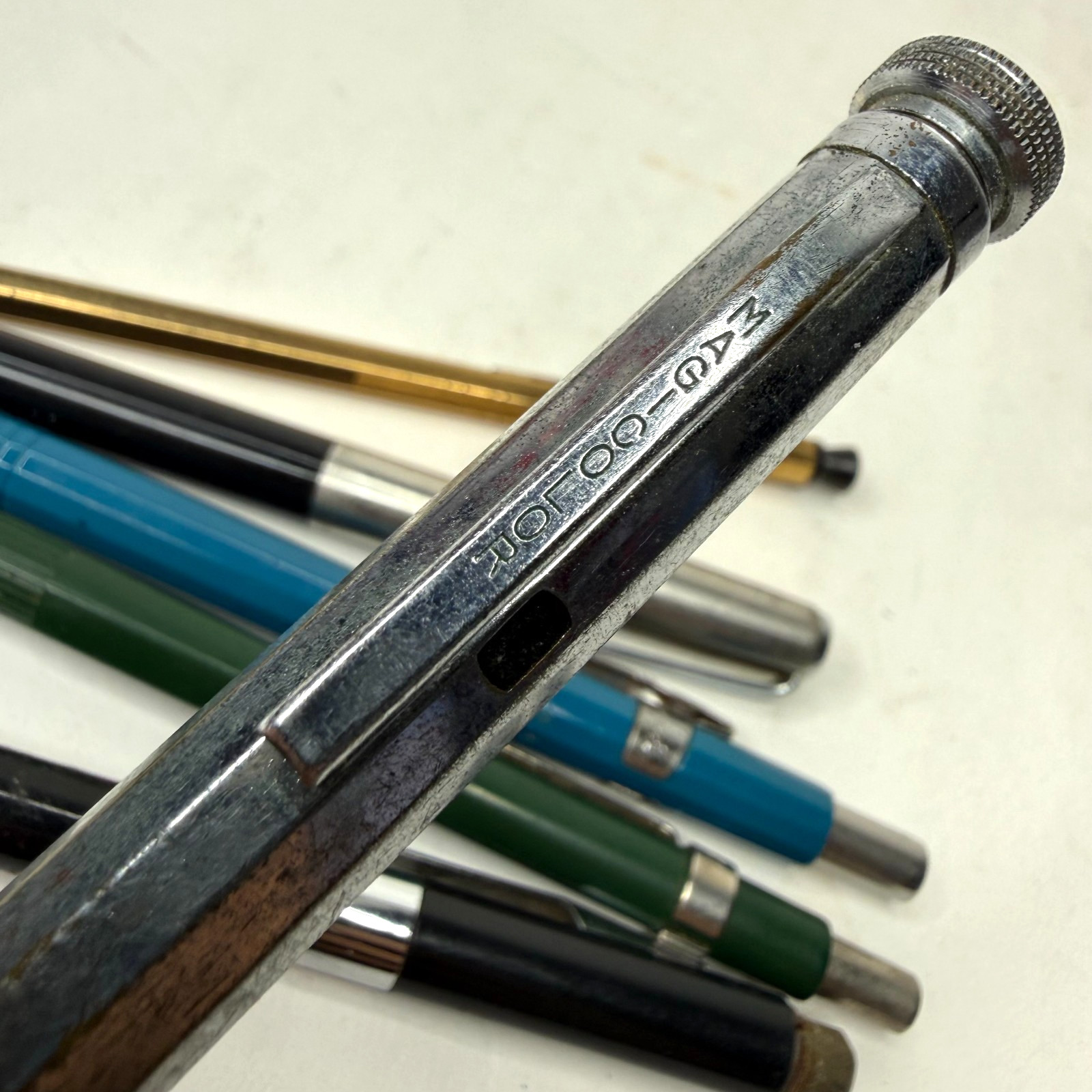 Lot of 6 Vintage Mechanical Pencils Scripto, Parker, Pentel, Magicolor, Faber