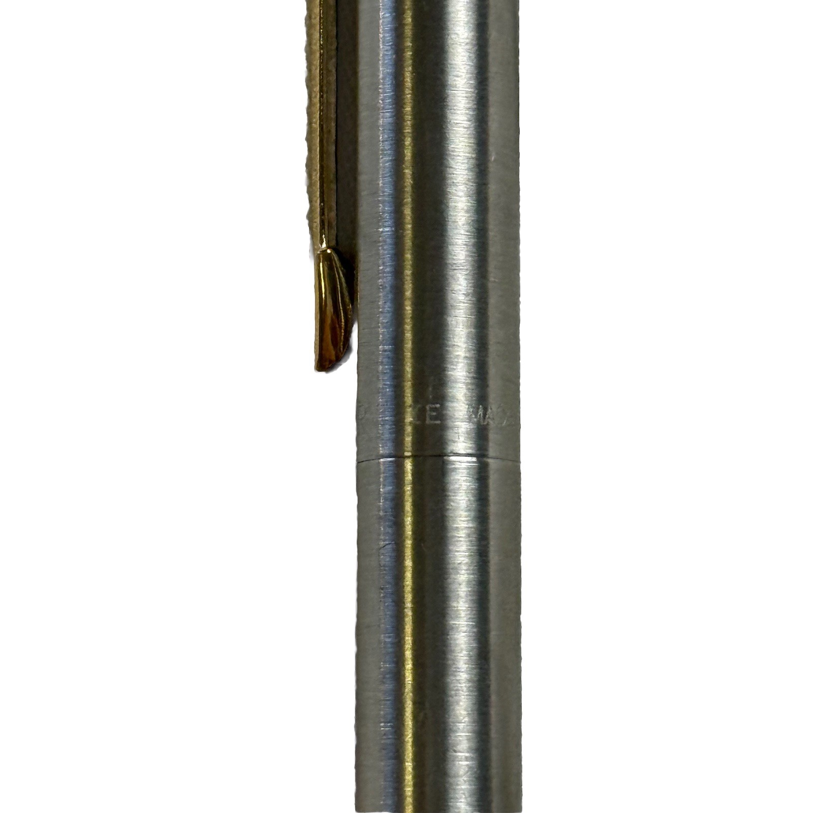 Parker Classic Mechanical Pencil – Brushed Stainless Steel & Gold Trim 0.5mm