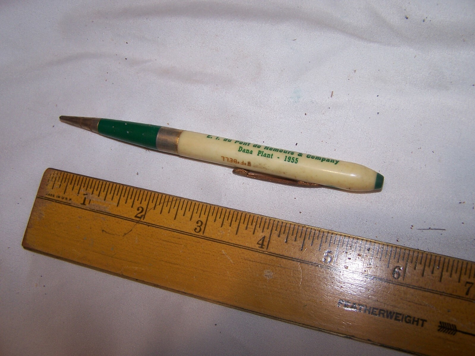 1955 Vintage E.I. DU PONT DE NEMOURS Mechanical Pencil DANA PLANT – B.F. Bell