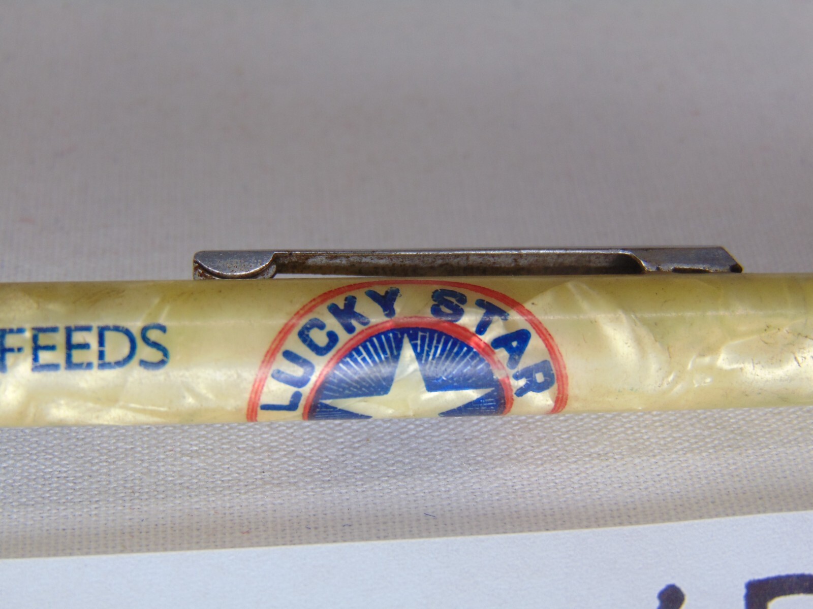 Advertising Mechanical Pencil Lucky Star Feeds Babcock Milling FarnHamVille Iowa