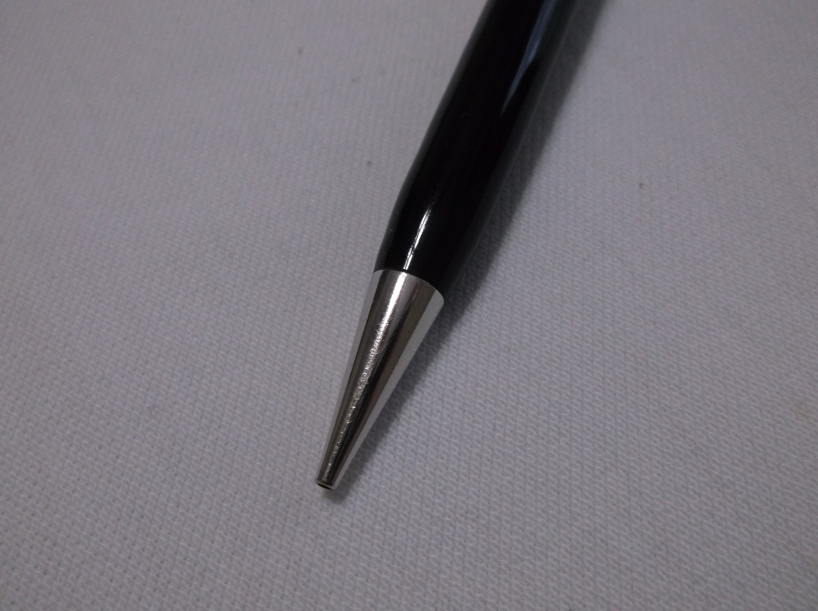 VINTAGE WAHL EVERSHARP CORONET BLACK / CHROME REPEATER PENCIL / 1.18 mm LEAD