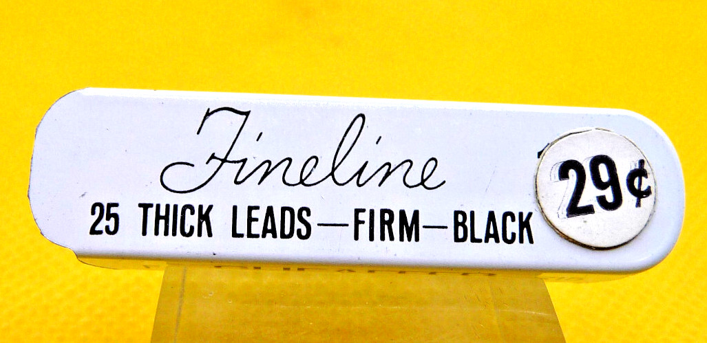 Scripto Vintage Transparent Smoke l.l mm Pencil-Used-free tin of lead-working
