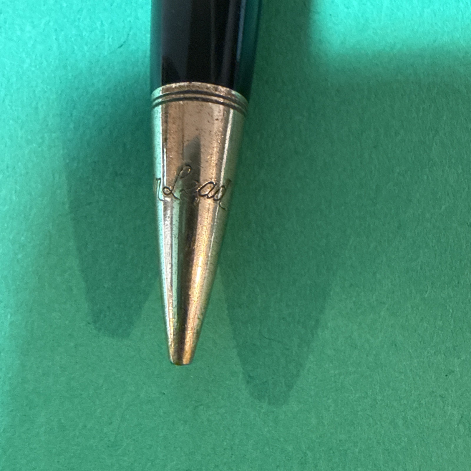 Vintage Eversharp Skyline Striped Mechanical Pencil Thin Lead Engraved