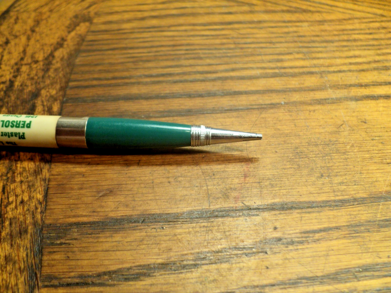 Vintage Mechanical Pencil Permalite Clear Top 6-1/18″ Long Unbranded Cracked